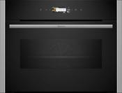 NEFF C24MR21N0B N 70 Built-in Compact Oven with Microwave Function (45 L, Stainless Steel) image