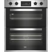 Beko 72cm Built-Under Double Fan Oven with Touch Controls | BBTF26300X image