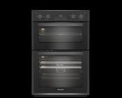 Blomberg 90cm Built-in Fan Double Oven Dark Steel | RODN9202DX image