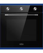 Belling 72L Built-In Single Fan Oven Black | BI65FBLK