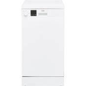 Beko Slimline Dishwasher in White | DVS04X20W image