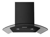 Belling 60cm Curved Glass Chimney Cooker Hood Black | CHIM604GBLK image