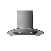 Belling 60cm Curved Glass Chimney Cooker Hood Stainless Steel | CHIM604GSTA image