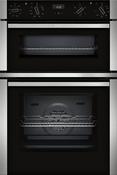 NEFF U1ACE2HN0B N50 Built-In Electric Double Oven (71 L + 34 L, Stainless Steel) image