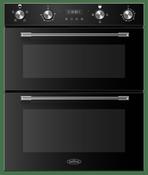 Belling Built-Under Double Electric Oven Black | BI704FPBK image