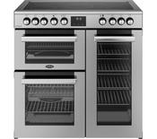 Belling Cookcentre 90E 90 cm Electric Range Cooker (Stainless Steel) image