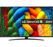 LG Nano81 50" 4K UHD NanoCell Smart TV | 50NANO81A6A.AEK