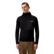 Berghaus Men's Ridge-Hiker Hooded Full Zip Fleece (Jet Black)