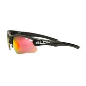 Bloc Eyewear Titan Sunglasses (Red Mirror Lens/Black Frame) image