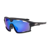 Bloc Eyewear Forty Sunglasses (Blue Mirror Lens/Matt Black Frame)