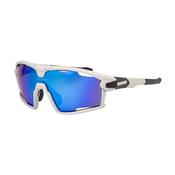 Bloc Eyewear Forty Sunglasses (Blue Mirror Lens/Putty White Frame)