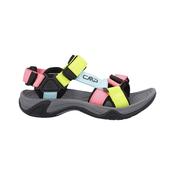 CMP Kids Hamal Vegan Friendly Hiking Sandals (Lagoon/Pink Fluo/Acido)(Sizes EU31-37)