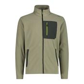 CMP Men's Jacquard Arctic Full Zip Fleece (Sage)
