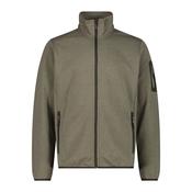 CMP Men's Jacquard Knit-Tech Full Zip Fleece (Sage/Pine)
