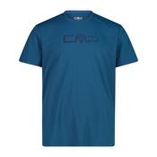 CMP Men's Round Neck Logo Technical Tee (Petroleum)