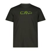 CMP Men's Round Neck Logo Technical Tee (Pine)