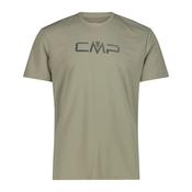 CMP Men's Round Neck Logo Technical Tee (Sage)
