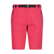 CMP Women's Bermuda Belted Shorts (Magenta)(10in)