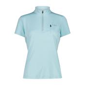 CMP Women's Half Zip Short Sleeve Technical Bike Tee (Opale) image