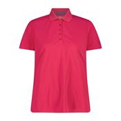 CMP Women's Piquet Short Sleeve Technical Polo Shirt (Magenta)
