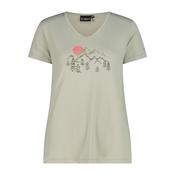 CMP Women's Printed Short Sleeve Technical Tee (Pistachio)