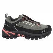 CMP Women's Rigel 2.0 Low Waterproof Trekking Trail Shoes (Avocado/Coral) image