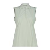 CMP Women's Sleeveless Technical Polo Shirt (Pistachio)