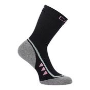 CMP Women's Supersoft 50 Mid Length Hiking Socks (Piombo/Ametista)
