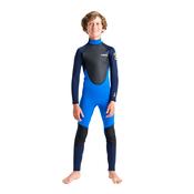 C-Skins Junior Element II 3/2mm Flatlock Steamer Wetsuit (Cyan/Slate/Multi)