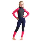 C-Skins Junior Element 3/2mm Flatlock Steamer Wetsuit (Slate/Coral/Multi)
