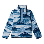 Columbia Kids Helvetia II Printed Half Snap Fleece (Rainy Day Summits Tonal/Rainy Day)(Ages 4-18)