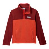 Columbia Kids Steens Mountain II Quarter Snap Fleece Top (Super Sonic/Red Oxide)(Ages 4-18) image