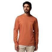 Columbia Men's CSC Graphic 100% Organic Cotton Long Sleeve Tee (Teak Brown Textured Scene) image