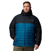 Columbia Men's Powder Lite II Hooded Insulated Jacket (Phoenix Blue/Black) image