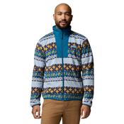 Columbia Men's Sequoia Grove II Printed Full Zip Fleece (Phoenix Blue Wizard Island) image