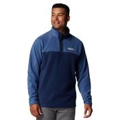 Columbia Men's Steens Mountain II Half Snap Fleece Top (Collegiate Navy/Dark Mountain) image