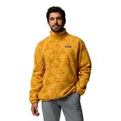 Columbia Men's Timber Crest MTR Printed Half Zip Fleece Top (Squash/Geomix Tonal) image