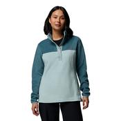 Columbia Women's Benton Springs Half Snap Fleece Top (Crushed Blue/Everblue) image