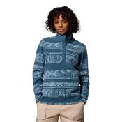Columbia Women's Benton Springs Printed Half Snap Fleece (Everblue Deschutes Days)