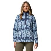Columbia Women's Benton Springs Printed Half Snap Fleece Top (Rainy Day/Sketchup)