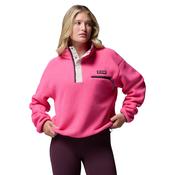 Columbia Women's Helvetia II Cropped Sherpa Half Snap Fleece (Nico/Dark Stone) image