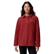 Columbia Women's Panorama Sherpa Fleece Shirt Jacket (Red Oxide) image