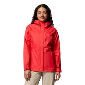 Columbia Women's Pouring Adventure III Waterproof Jacket (Poppy Red)