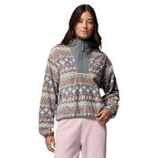 Columbia Women's Sequoia Grove II Printed Half Zip Fleece Top (Iron Wizard Island) image