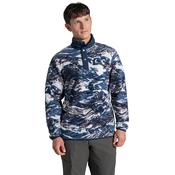 Craghoppers Men's Dewlish II Overhead Half Snap Fleece Top (Ecru Print)