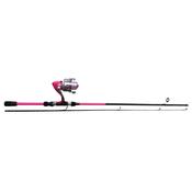 DAM Kids Vibe 6ft/1.8m 2 Section Spinning Rod + Reel + Line Combo (Pink)(5-20g) image