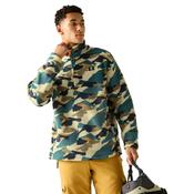 Dare 2B Men's Printed Half Zip Fleece Top (Mediterranea Mountain Print) image