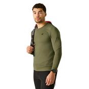 Dare 2B Men's Ventura Grid Crew Neck Technical Top (Martini Olive) image