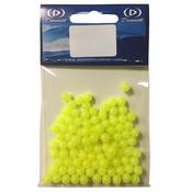 Dennett 6mm Beads (Fluorescent Yellow)(100 Pack)