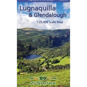 EastWest Mapping Lugnaquillla &amp; Glendalough Waterproof Map (Laminated)(1:25,000) image